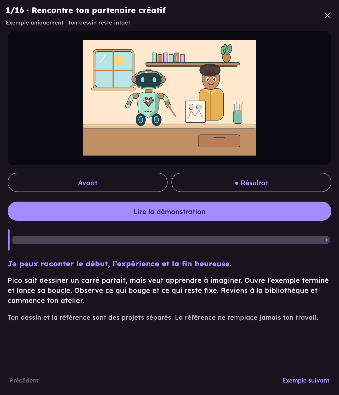 YoYo et Pico : apprendre en regardant